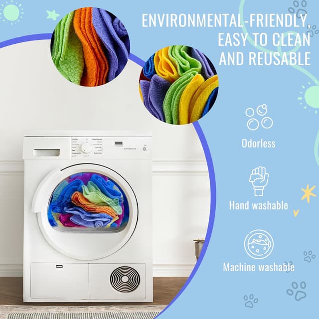 Detalle 2 de Larimuer Pet Snuffle Ball (15cm) – puzzle sniffing dog enrichment toy for treat training