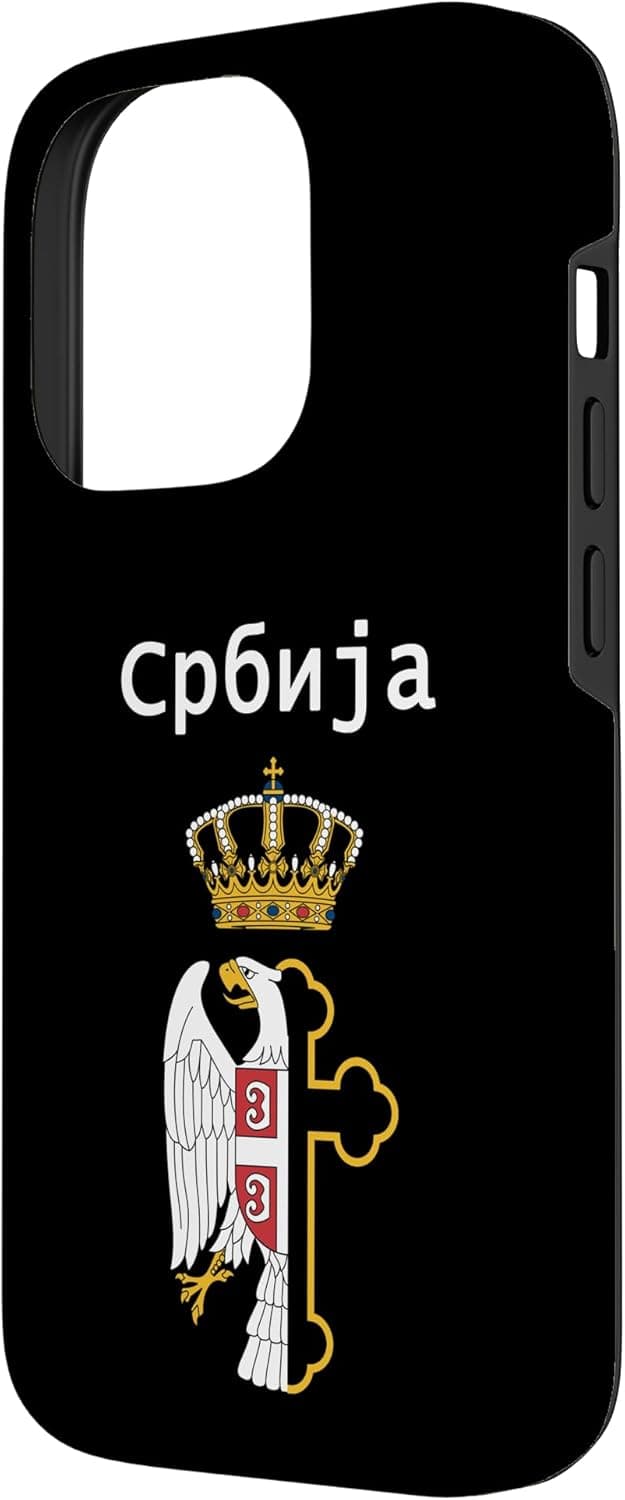 Detalle 2 de Coque Aigle Serbe pour iPhone 14 Pro
