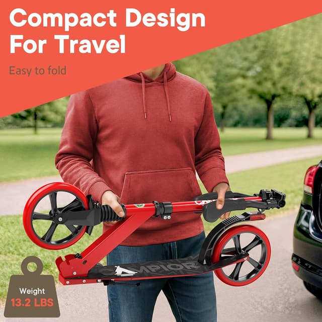 Thumbnail 5 de Campior Kick Scooter 240 lbs load, foldable 🛴