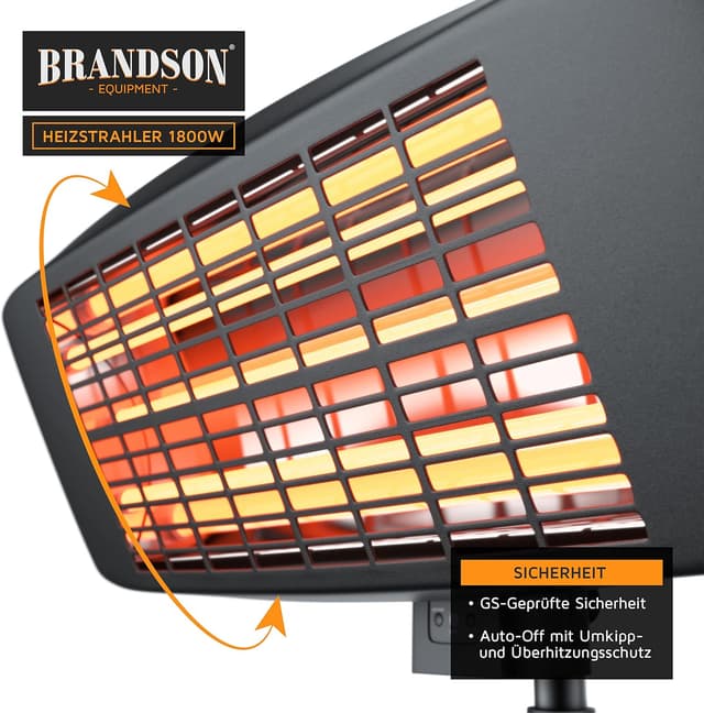 Thumbnail 4 de Brandson Wickeltisch Heizstrahler 2000 W