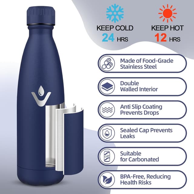 Detalle 2 de Motswedi Botella Termica 750ml 🧊 Acero Inoxidable