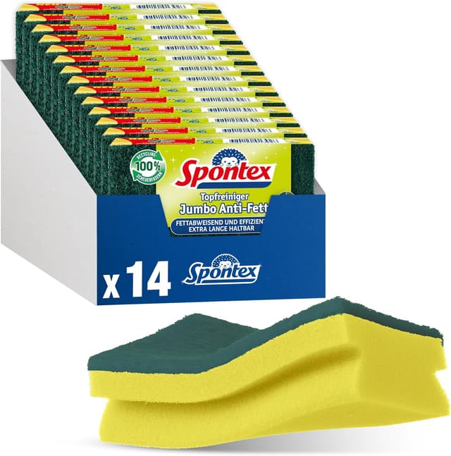 Detalle de Spontex Jumbo Anti-Fett Topfreiniger