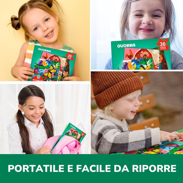 Thumbnail 4 de QUOKKA Puzzle Magnetico 36 pezzi 17,5×52,6 cm