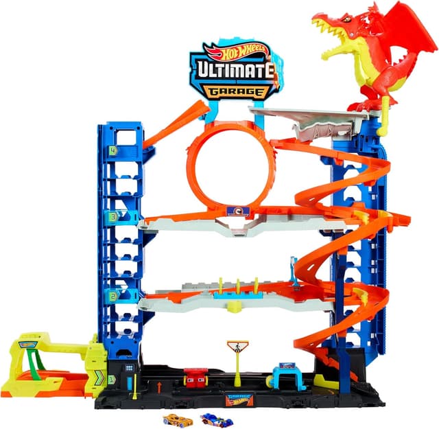 Detalle de Hot Wheels Let’s Race Garage 4 levels