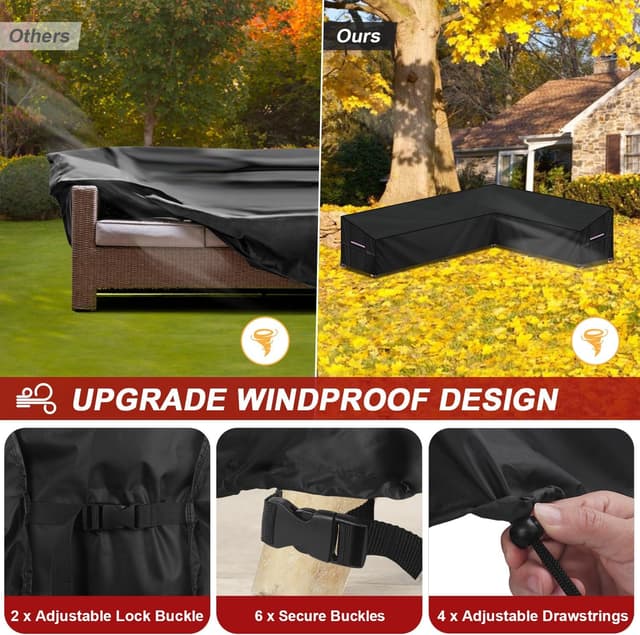 Thumbnail 3 de LAMUNI Copertura divano angolare 260x210 cm