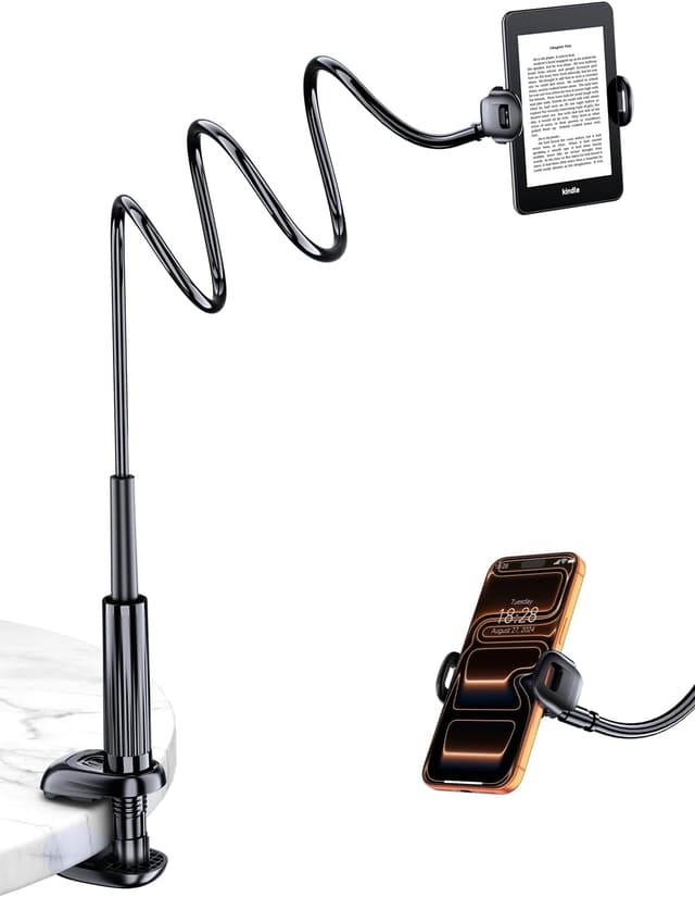 Detalle de Schwanenhals Kindle & Handy Halterung Bett