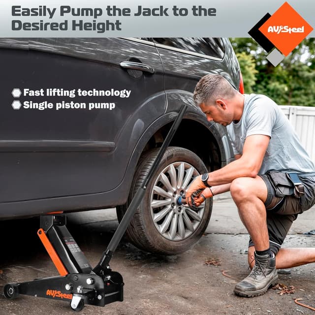 Thumbnail 5 de AV Steel 3 Ton Floor Jack 🛠