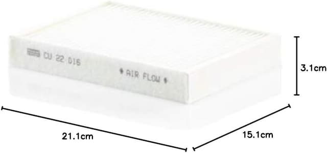 Detalle 2 de Filtre à air de cabine MANN-FILTER CU 22 016