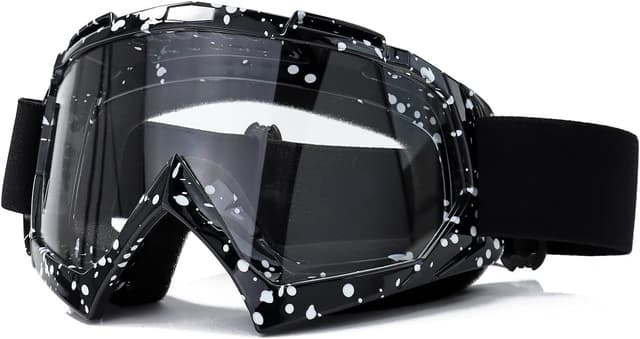Detalle de FMY Motocross Goggles for Men, Women & Youth – Anti-scratch, Dustproof UV400 ATV/UTV & Dirt Bike Riding Glasses