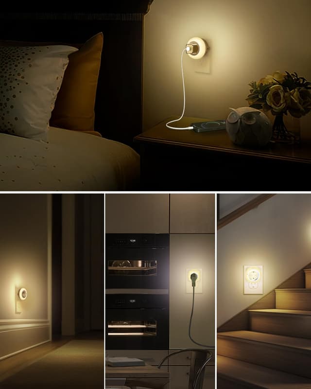 Thumbnail 5 de Bowfar Nachtlicht Steckdose 2700K