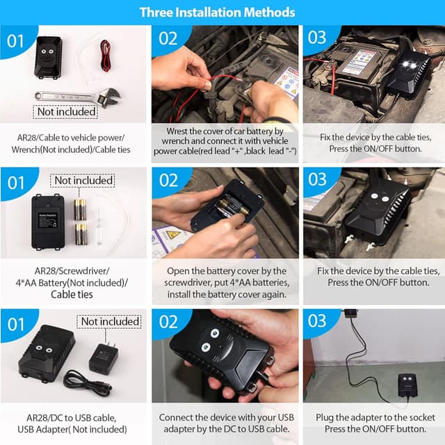 Thumbnail 5 de ADOGO Ahuyentador de martas 3 en 1 12V/USB