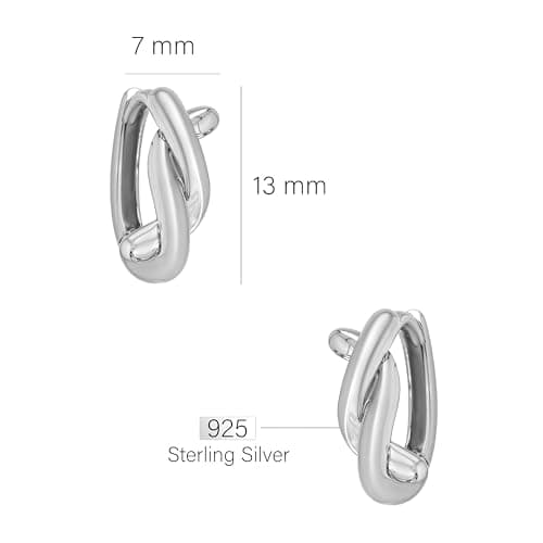 Detalle 2 de Sofia Milani E3042 pendientes en plata de ley