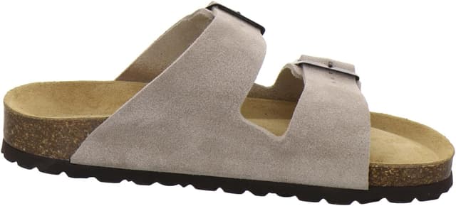 Detalle 2 de AFS-Schuhe 2100: modische Damen-Pantoletten aus echtem Leder mit verstellbarer Schnalle (Made in Germany)