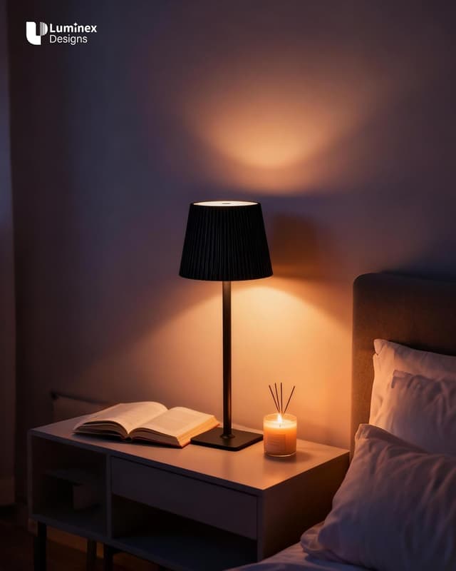 Detalle 2 de LuminexDesigns Lámpara de Mesa LED recargable 5200 mAh