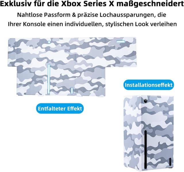 Detalle 2 de McBazel Magnetische Smart Wraps Xbox Series X Hülle