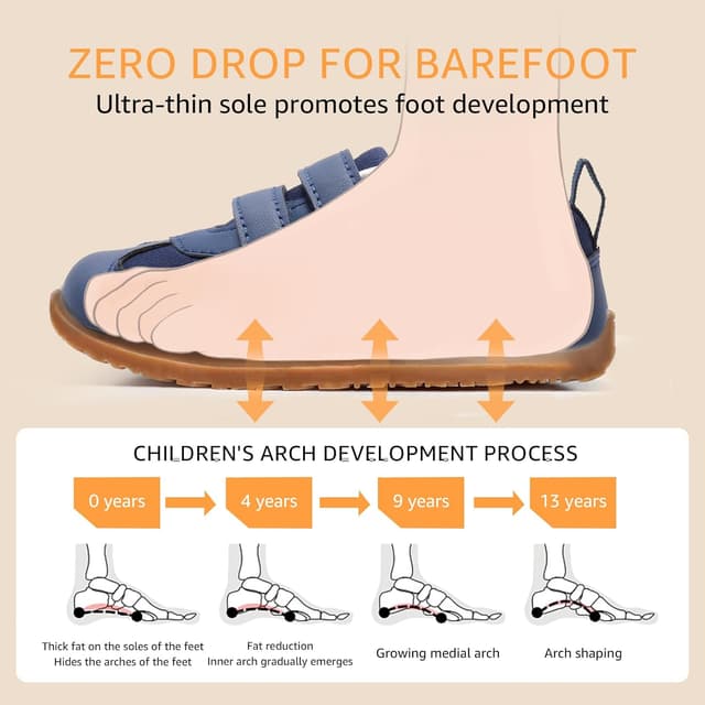 Detalle 2 de STQ KIDS Scarpe Bambino Bambina Sneakers a punta larga con suola antiscivolo per primi passi e outdoor