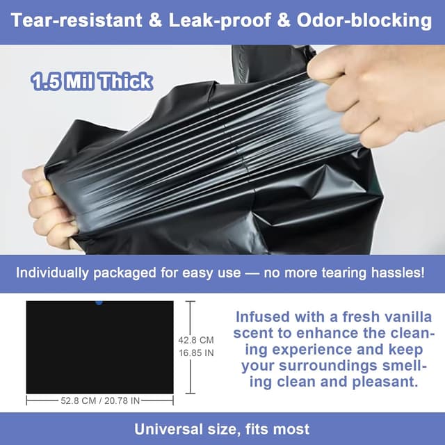 Thumbnail 5 de SURFOU Commode Liners with Absorbent Pad 60 Packs 🧻⏱