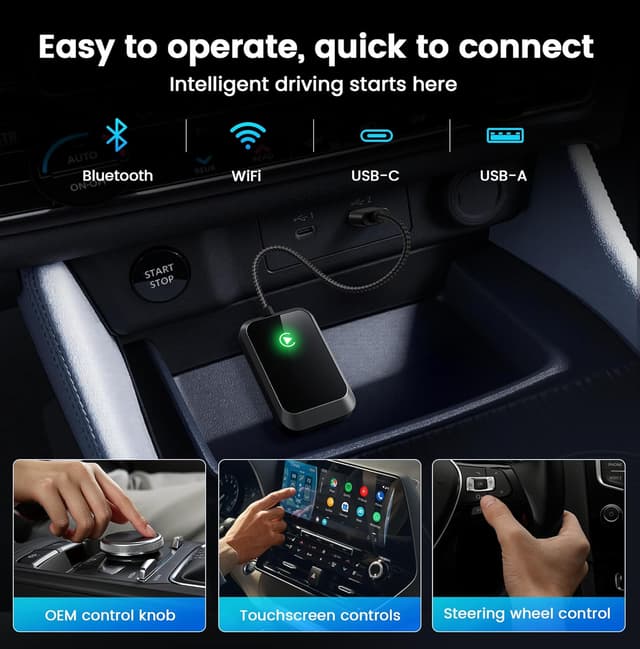 Detalle 2 de Lincisoonic CarPlay adapter for iPhone, zero-latency