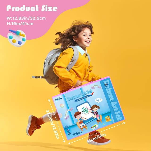 Detalle 2 de PENCCOR Premium Malset Deluxe 208-teilig