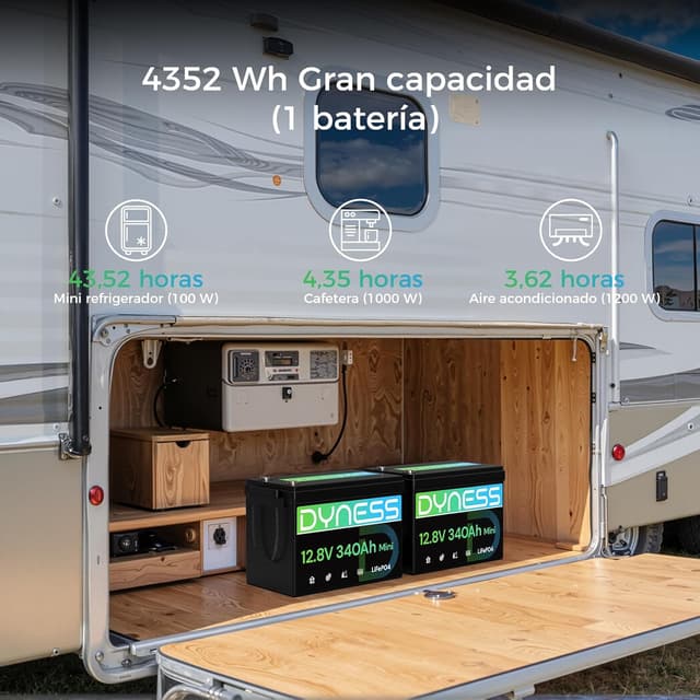 Thumbnail 4 de Dyness LiFePO4 12V 340Ah BMS 200A 4352Wh