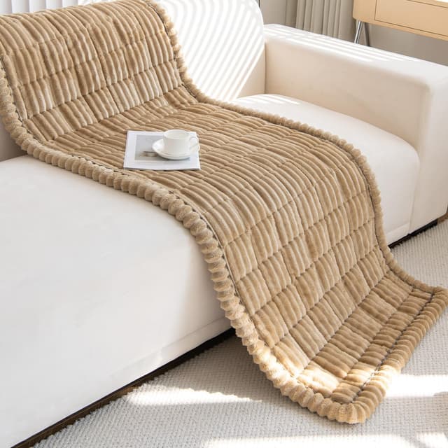 Detalle de MOYORA thick sofa covers (washable) – non-slip couch seat covers in grey for pet protection