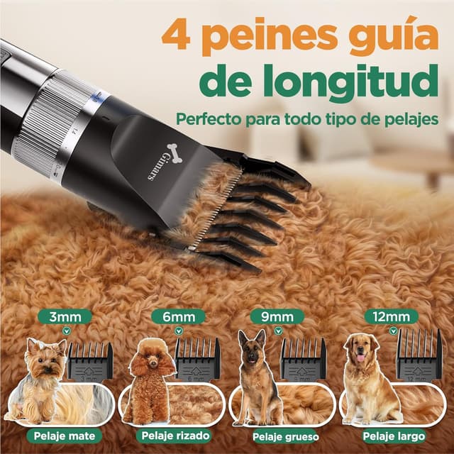 Thumbnail 4 de Gimars Gimars máquina cortar pelo perros 7000 rpm