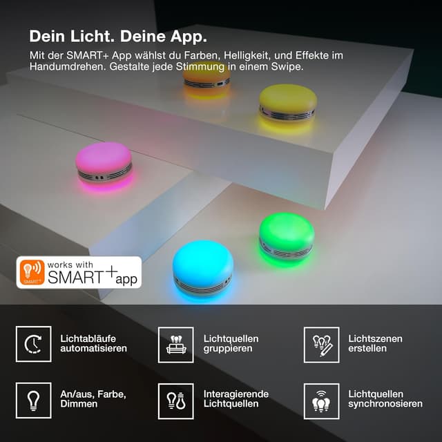 Detalle 2 de Smart Macaron Bluetooth-Lautsprecher 3 Modi