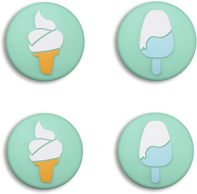 Detalle de eXtremeRate PlayVital Thumb Grip Caps for Switch