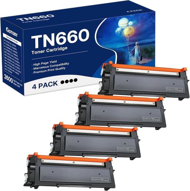 Detalle de TN660 Toner Cartridge 4-Pack 🖨