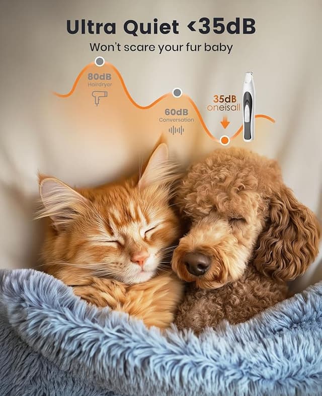 Thumbnail 4 de oneisall Máquina cortapelos profesional para perros y gatos