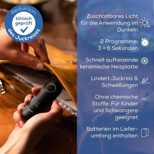 Thumbnail 6 de Beurer BR 90 Insektenstichheiler – elektronischer Hitzestift gegen Mückenstiche & Insektenbisse
