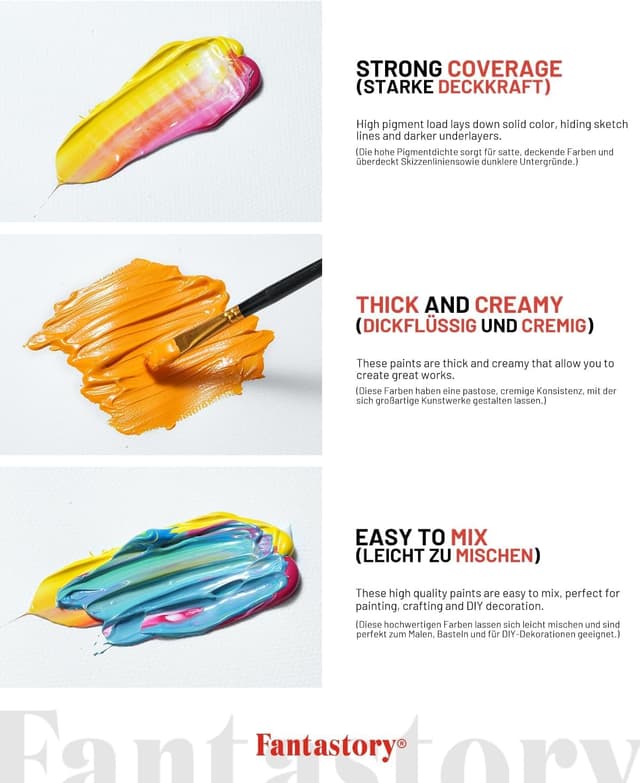 Thumbnail 1 de Acrylfarben-Set 18 Farben von 60 ml