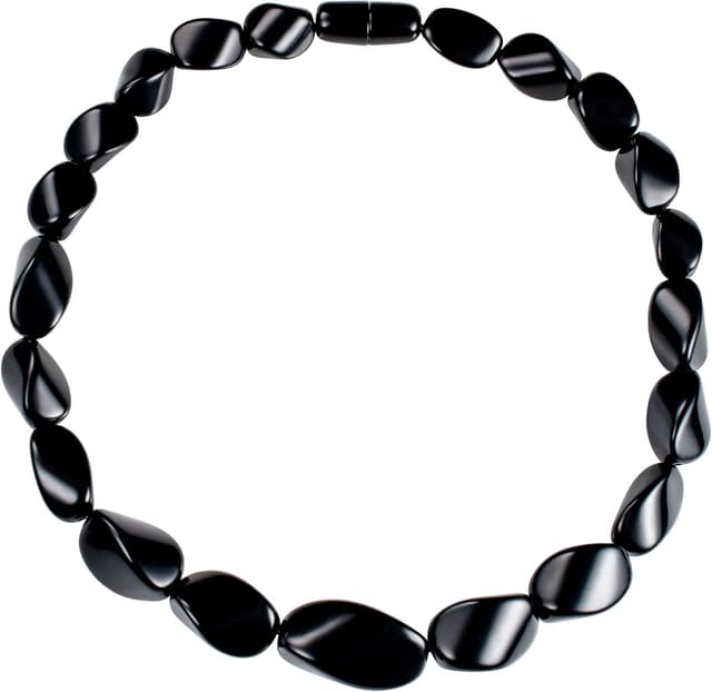 Thumbnail 6 de Collana da donna ZAVANA lunga 56 cm in resina, stile bohémien (bordeaux)