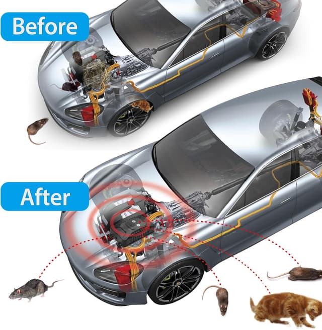 Detalle 2 de ADOGO Ahuyentador de martas 3 en 1 12V/USB