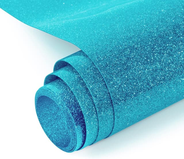 Detalle de NANAPLUMS Glitzer Plotterfolie HTV für Textilien