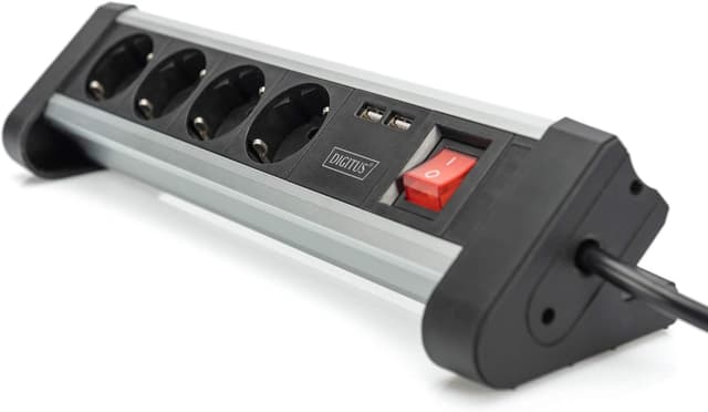 Detalle de DIGITUS DA-70614 Steckdosenleiste mit 2 USB