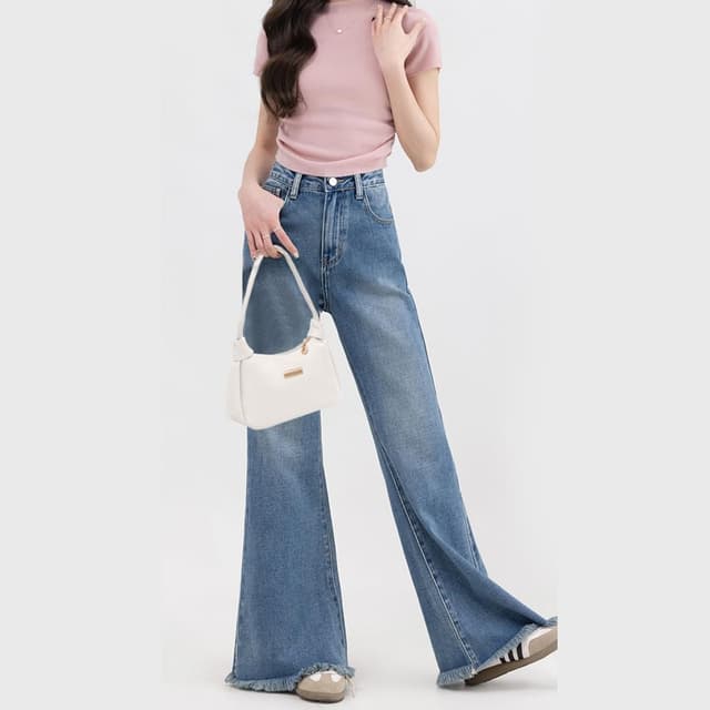 Detalle de Aucuu Borsa a Tracolla da Donna in Nylon stile Anni ’90 con pochette classica