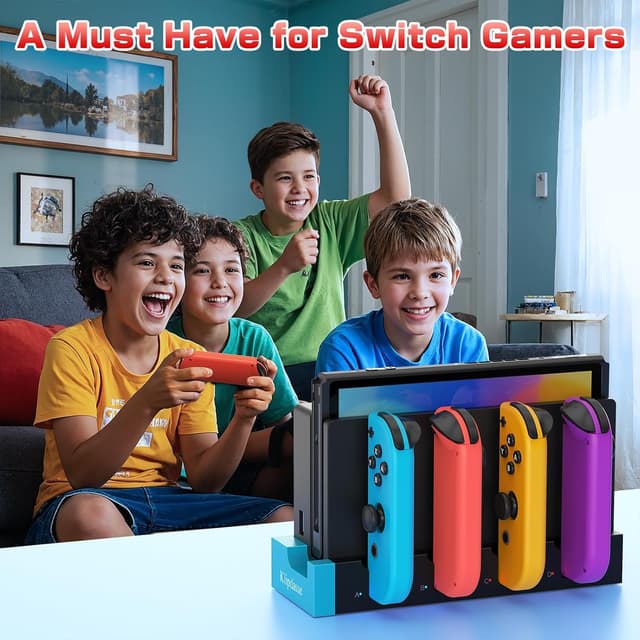 Thumbnail 6 de Klipdasse Charging Dock for Nintendo Switch & Switch OLED (Up to 4 Joy-Con Controllers)