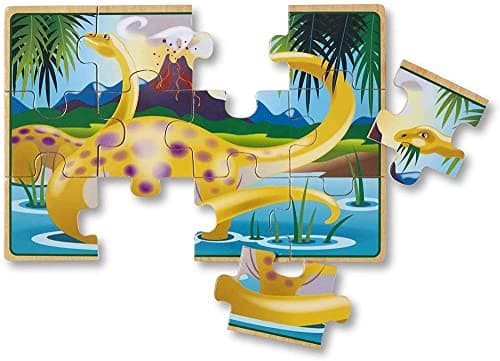 Thumbnail 4 de Melissa & Doug Rompecabezas de Dinosaurios 🦖 - 4 Puzzles Educativos