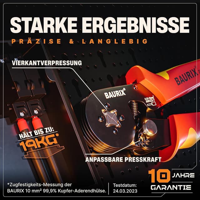 Thumbnail 1 de BAURIX PERSEUS Crimpzange-Set 0,25–10 mm² 📮