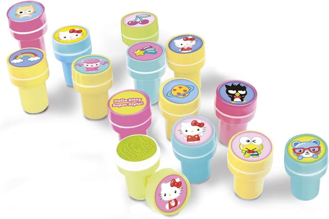 Thumbnail 3 de CRAZE 20 Sellos de Hello Kitty para Niños 🐱 Con Bloc y Tinta Lavable