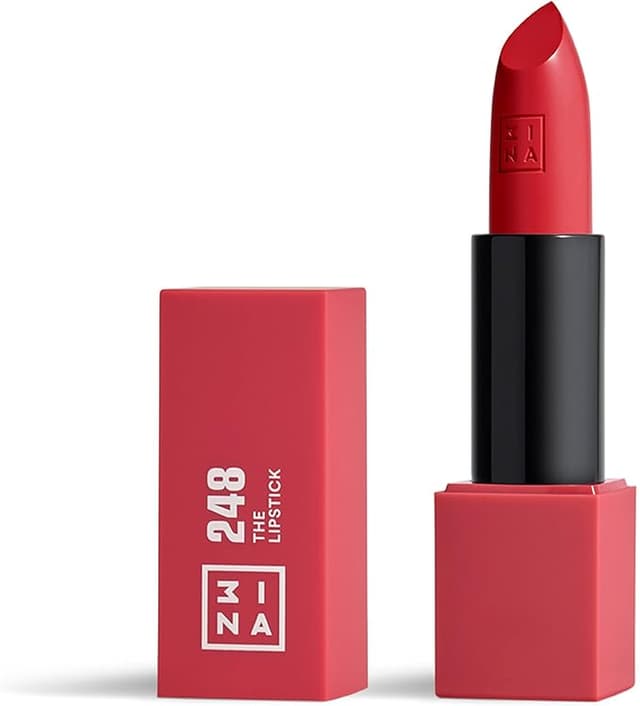 Detalle de 3INA The Lipstick 248 Rubí 💄 Alta Pigmentación y Cruelty-Free