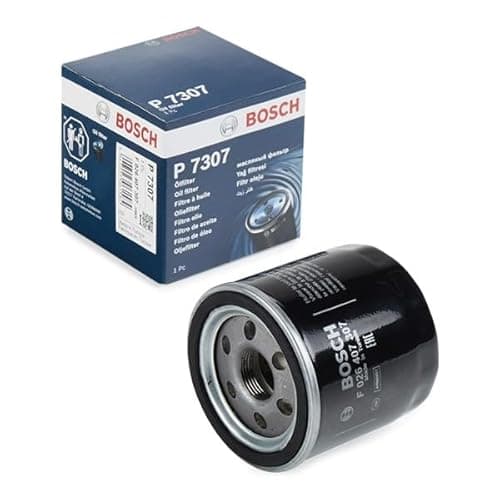 Detalle 2 de Bosch P7307 car oil filter by Bosch – separates soot and metal particles for reliable engine lubrication