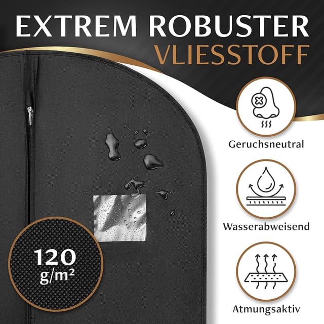 Detalle 2 de Bruce.® Kleidersack Kurz 120x60 cm Schutz