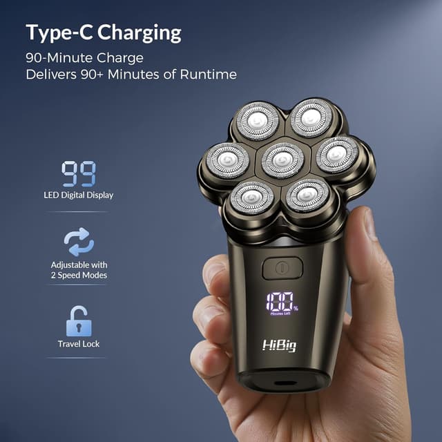 Detalle 2 de Head Shavers 7D Arc 5-in-1 kit