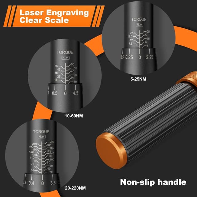 Detalle de TAGVIT chiave dinamometrica 1/4 72 denti