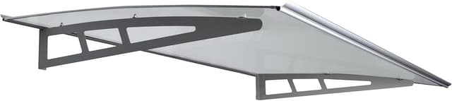 Detalle 2 de Pensilina in alluminio Sun Linea Garden Friend King Collection P1327015, grigio, profondità 100 cm