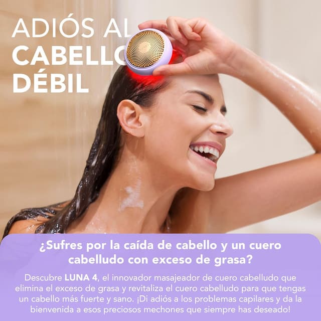 Detalle 2 de LUNA 4 Masajeador Eléctrico 2 en 1 para el Cabello