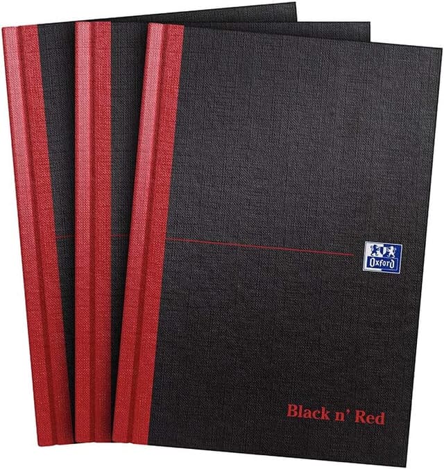 Thumbnail 6 de Oxford Black n' Red A4 Notebook 192 pages