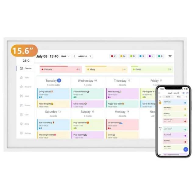 Imagen de TABWEE P15 Calendario digital 15,6" FHD 32 GB 📷 en OfertitasTOP